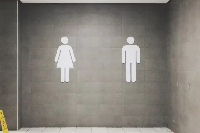 סמל גבר וסמל אישה בשירותים ציבוריים